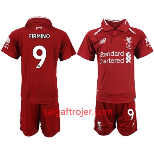 Liverpool Fodboldtrøjer FIRMINO 9 Børn Hjemmebanesæt 2018/19 Kort ærmer Liverpool Fodboldtrøjer FIRMINO 9 Børn Hjemmebanesæt 2018/19 Kort ærmer